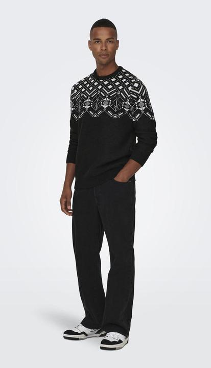 Produktbild Only & Sons ONSEZ REG 7 JAQ CREW KNIT Strickpullover (XL)