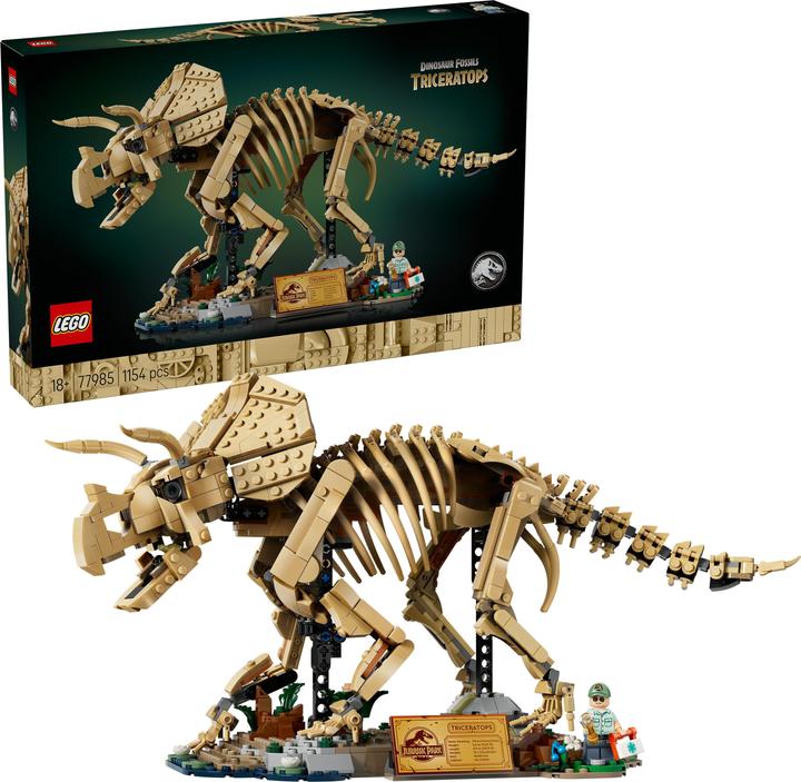 Produktbild LEGO Dinosaurier-Fossilien: Triceratops (77985, LEGO Jurassic World)