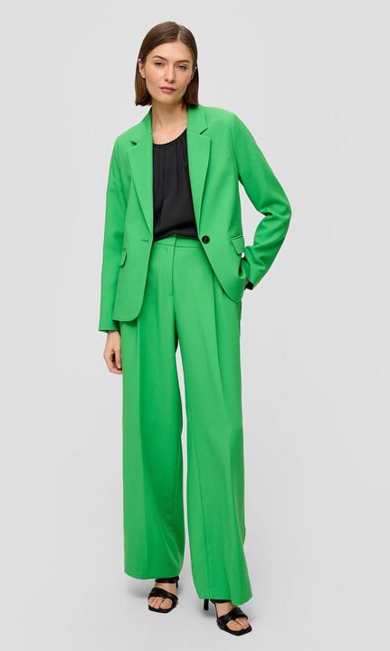 Actual product image S.Oliver Bluse Kurzarmbluse mit Rundhalsausschnitt (34)