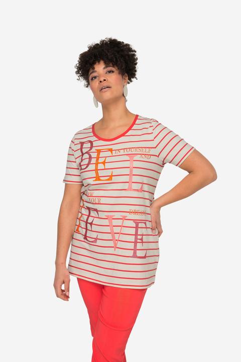 Produktbild Miamoda Ringelshirt, BELIEVE, Rundhals, Halbarm (54)