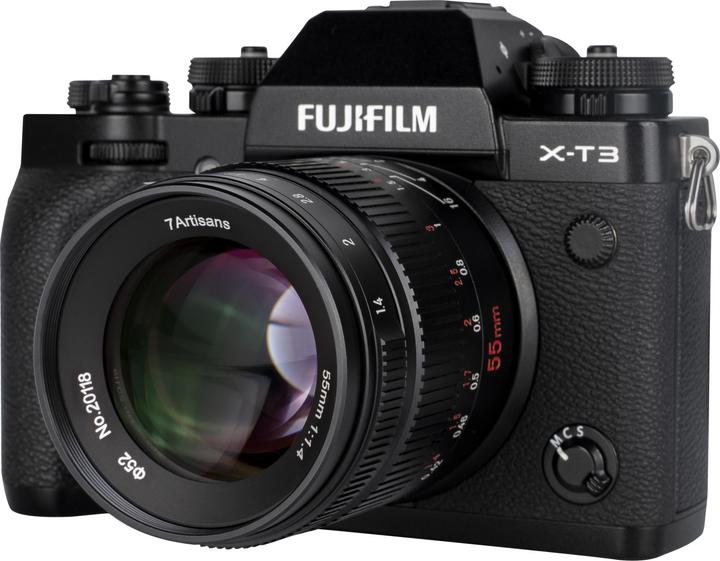 Produktbild 7artisans 55 mm f/16 - 1.4 Mark II, Fujifilm X (Fujifilm X, APS-C / DX)