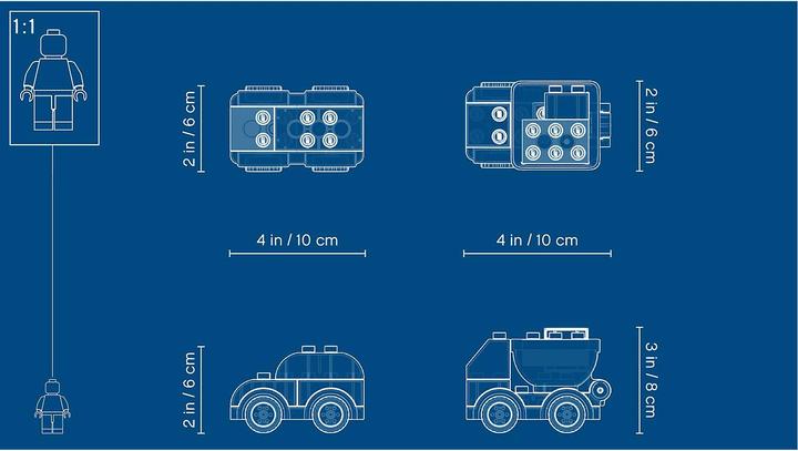 Produktbild LEGO DUPLO Meine ersten Fahrzeuge (10886)