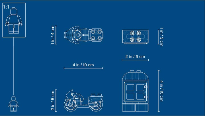 Actual product image LEGO DUPLO Police Motorcycle (10900)