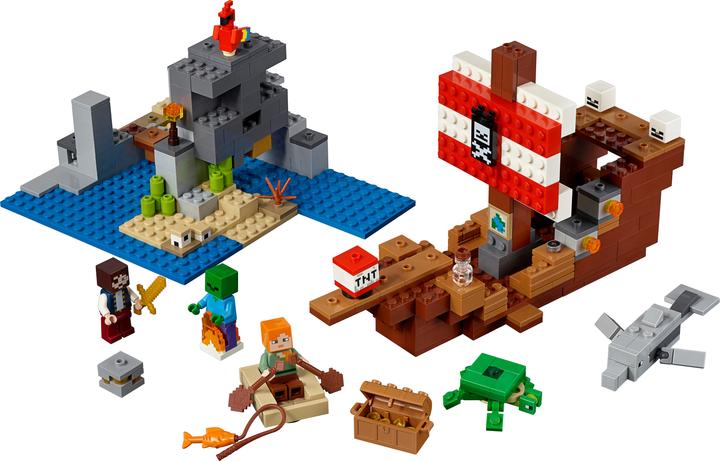 Produktbild LEGO Das Piratenschiff-Abenteuer (21152, LEGO Minecraft)