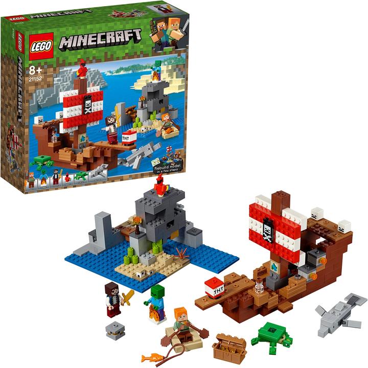 Produktbild LEGO Das Piratenschiff-Abenteuer (21152, LEGO Minecraft)