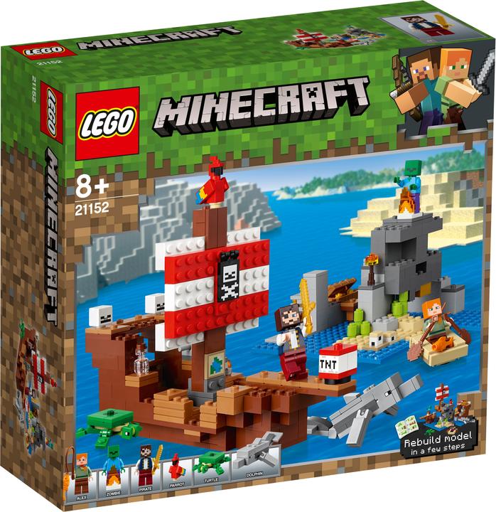 Produktbild LEGO Das Piratenschiff-Abenteuer (21152, LEGO Minecraft)