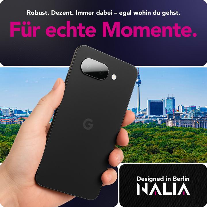 Immagine prodotto Nalia Focus.X2 MAX - Kamera Schutzglas Objektiv Abdeckung Hüllen-kompatibel - Camera Protection Glass (2 Pezzo/i, Google Pixel 9a)