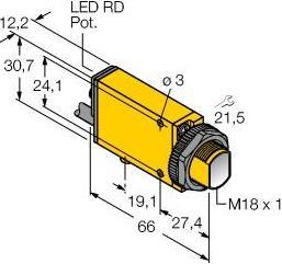 Produktbild Turck Opto Sensor Einweglichtschranke Empfänger SM2A31RPD W/30
