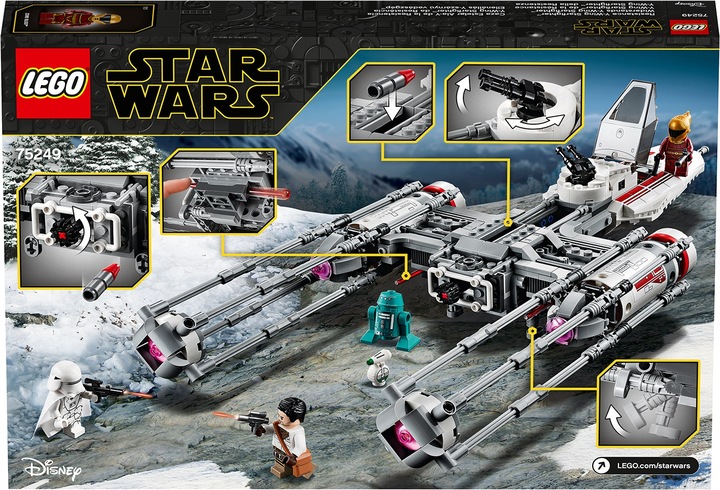 Produktbild LEGO Widerstands Y-Wing Starfighter (75249, LEGO Star Wars)