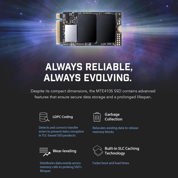 Image du produit Transcend MTE410S (1000 Go, M.2 2242)