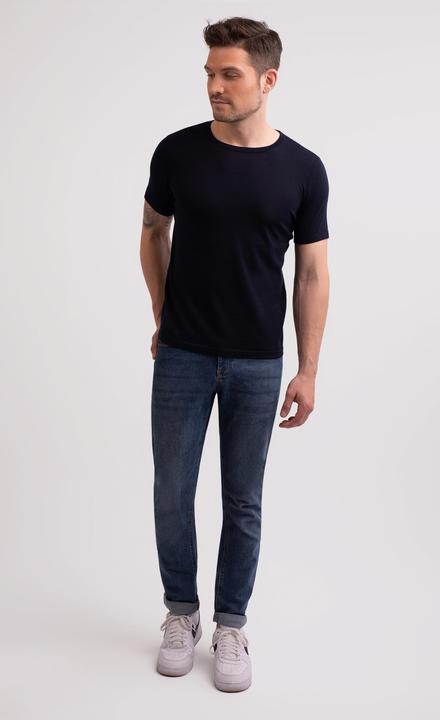 Actual product image Cash-Mere Kaschmir T-Shirt mit Rundhals (XL)