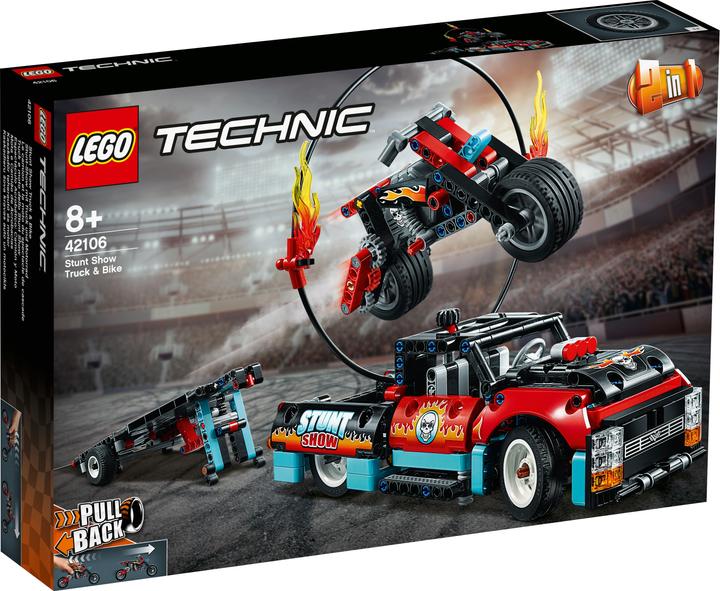 Produktbild LEGO Stunt-Show mit Truck und Motorrad (42106, LEGO Technic)