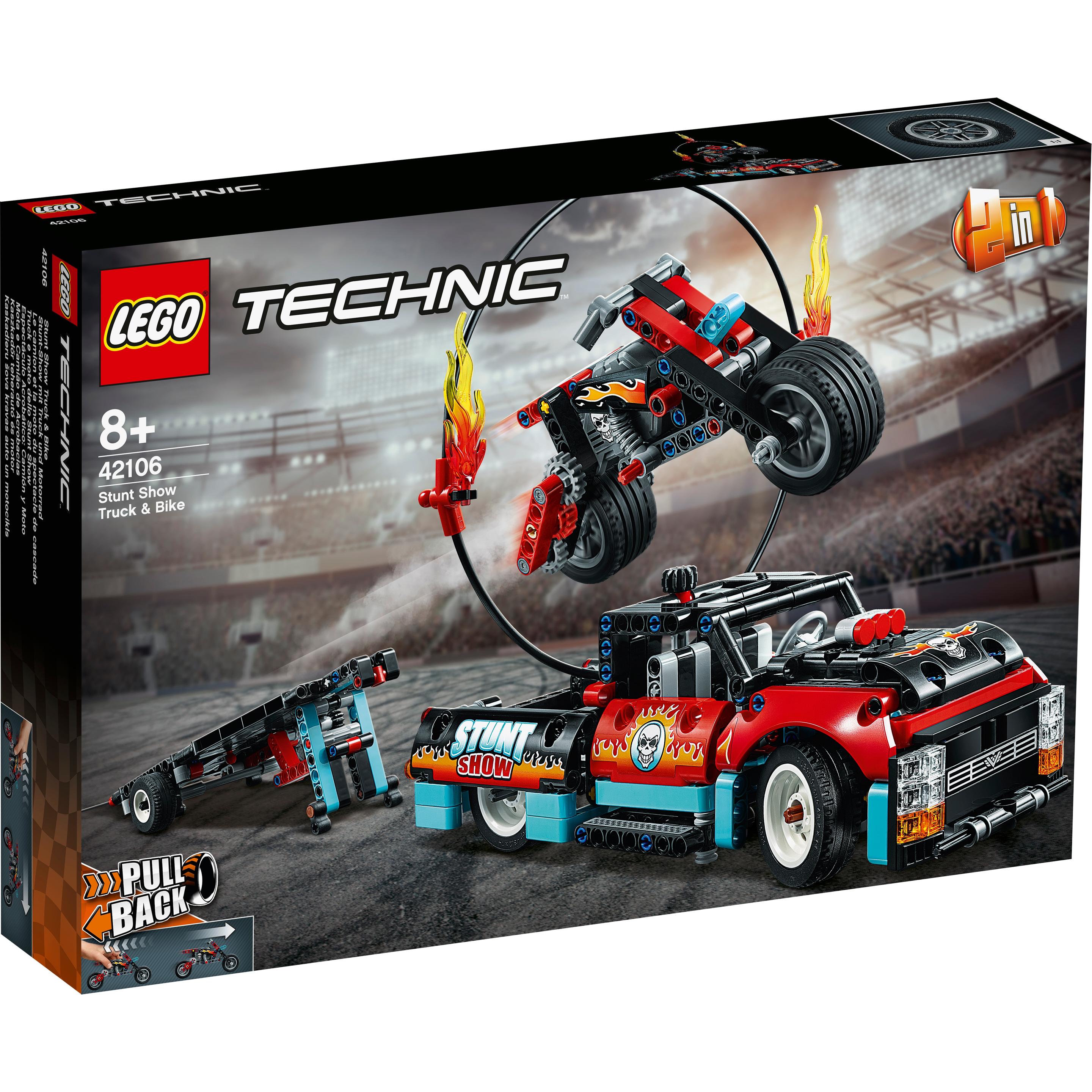 Thumbnail - LEGO Stunt-Show mit Truck und Motorrad (42106, LEGO Technic)