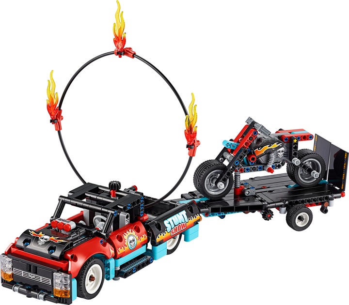 Actual product image LEGO Stunt show with truck and motorcycle (42106, LEGO Technic)