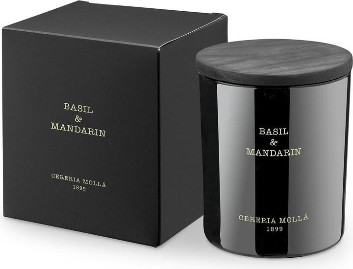Produktbild Cereria Molla Vaso Cera Vegetal Premium Basil & Mndari/Negro Cerería Molla (230 g)
