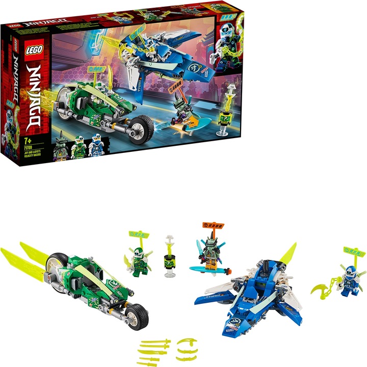 Immagine prodotto LEGO I bolidi di velocità di Jay e Lloyd (71709, LEGO Ninjago)