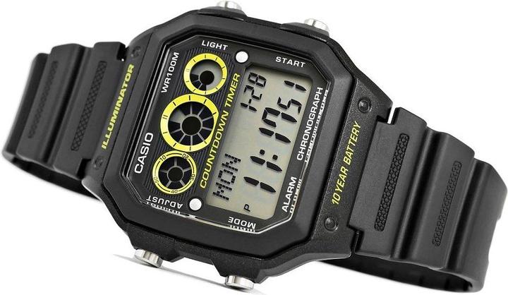 Actual product image Casio Ae-1300wh-1avef (Digital watch, 42.10 mm)