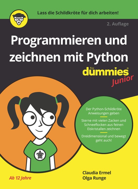 Produktbild Programmieren und zeichnen mit Python für Dummies Junior (Deutsch, Claudia Ermel, Olga Runge, 2022)
