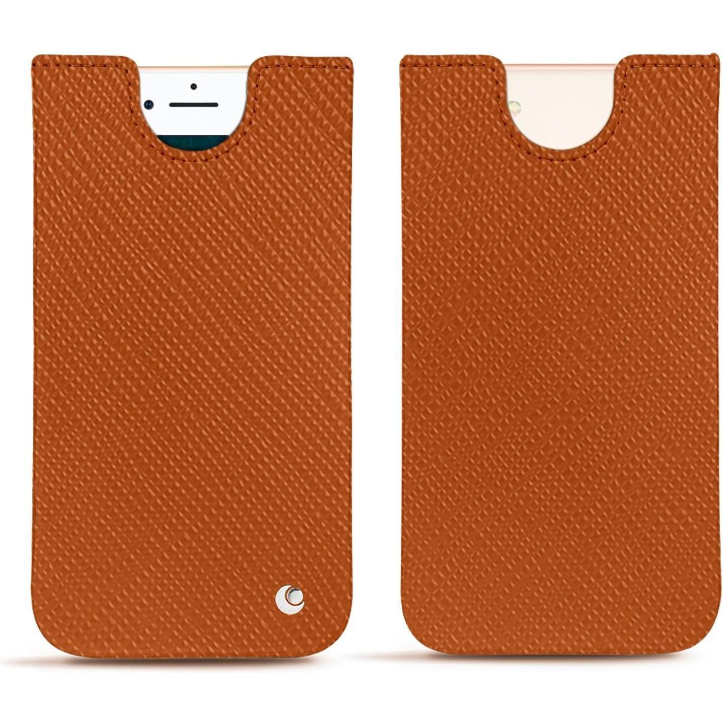 Noreve Lederschutzhülle (Apple iPhone 7), Smartphone Hülle, Orange