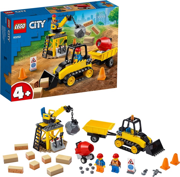 Immagine prodotto LEGO Escavatore in cantiere (60252, LEGO City)