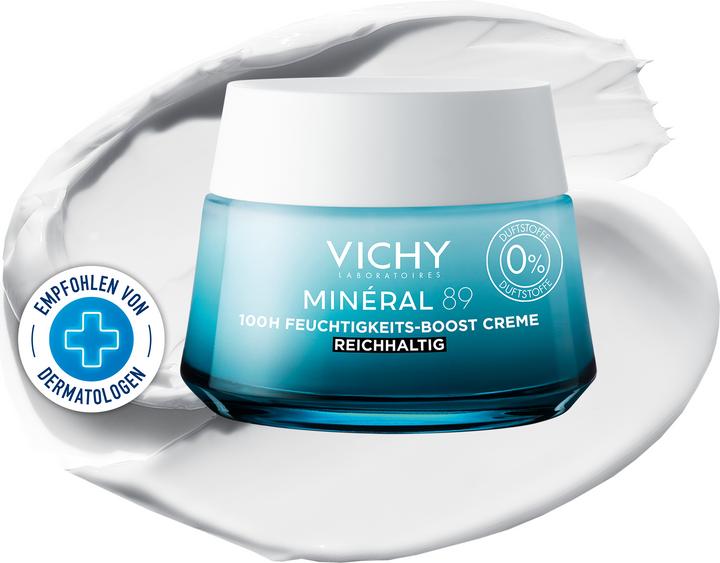 Produktbild Vichy Minéral 89 100h Feuchtigkeits Creme (50 ml, Tagescreme, Nachtcreme)