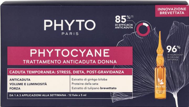 Produktbild Phyto Phytocyane Women Reac deutsch/italienisch 12 Fl 5 ml (60 ml)