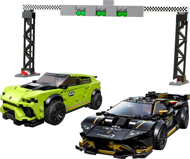 Produktbild LEGO Lamborghini Urus ST-X & Lamborghini Huracán Super Trofeo EVO (76899, LEGO Speed Champions)