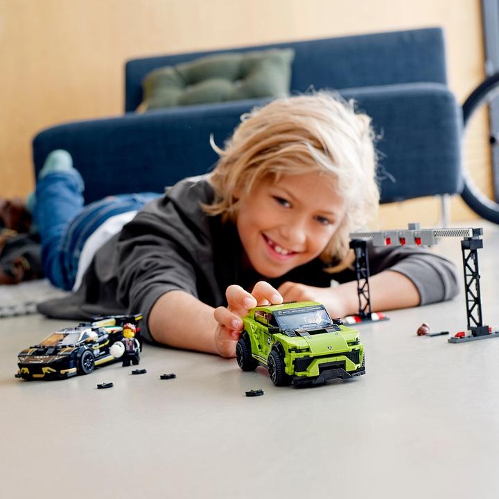 Produktbild LEGO Lamborghini Urus ST-X & Lamborghini Huracán Super Trofeo EVO (76899, LEGO Speed Champions)