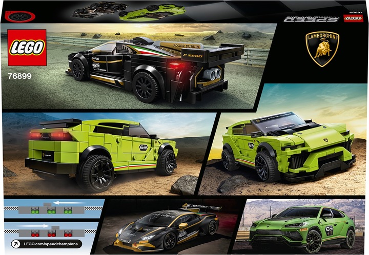 Immagine prodotto LEGO Lamborghini Urus ST-X & Lamborghini Huracán Super Trofeo EVO (76899, LEGO Speed Champions)