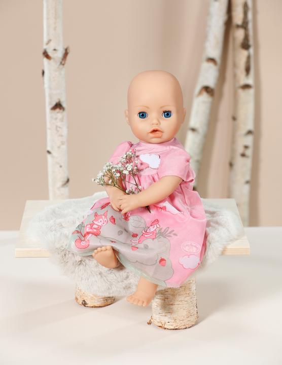 Actual product image Baby Annabell Zapf 709603 dress pink squirrel 43cm