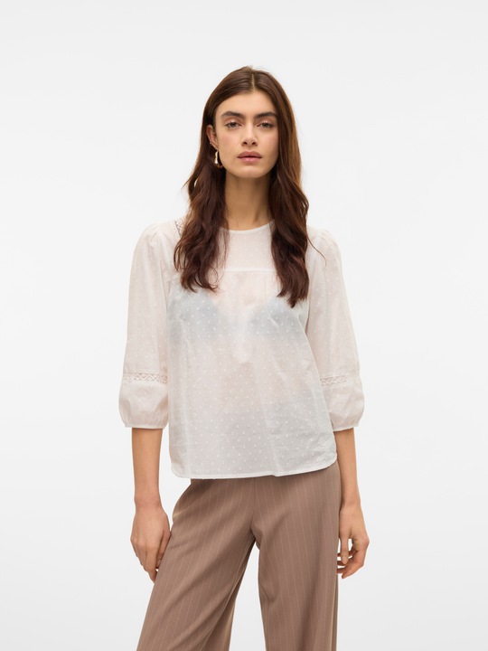 Immagine prodotto Vero Moda Vmtrine 3/4 Lace Top Wvn Ga Noos (L)