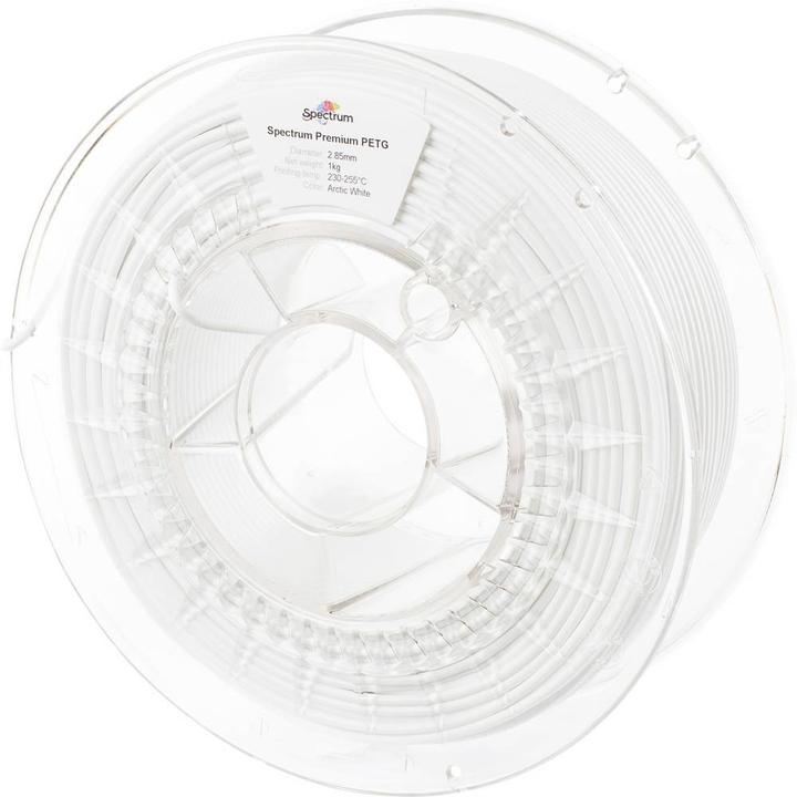 Filament PETG arctic white 1.0kg 2.85mm (PETG, 2.85 mm, 1000 g)