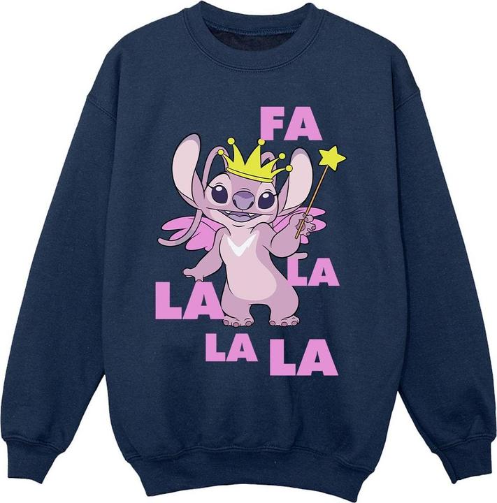 Produktbild Disney Lilo & Stitch Angel Fa La La Sweatshirt Mädchen (140, 146)