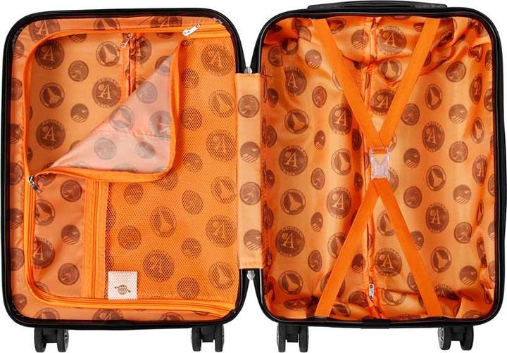 Actual product image Karactermania ABS 4-Wheel Cabin Suitcase Spaceship