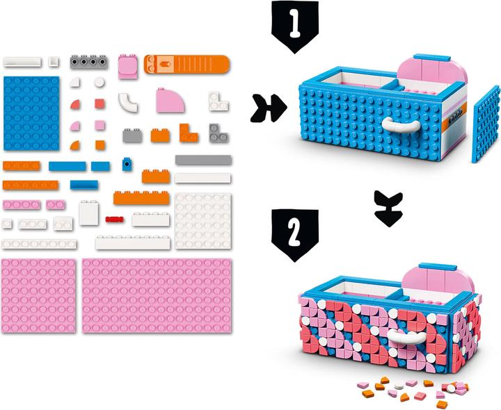 Produktbild LEGO Stiftehalter mit Schublade (41907, LEGO Dots)