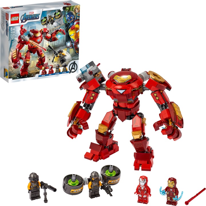 Actual product image LEGO Iron Man Hulkbuster vs. A.I.M. Agent (76164, LEGO Marvel)