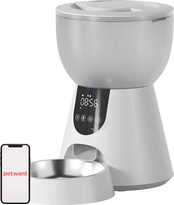 Petwant F17 LED automatic food dispenser + W8 drinker (4 l)
