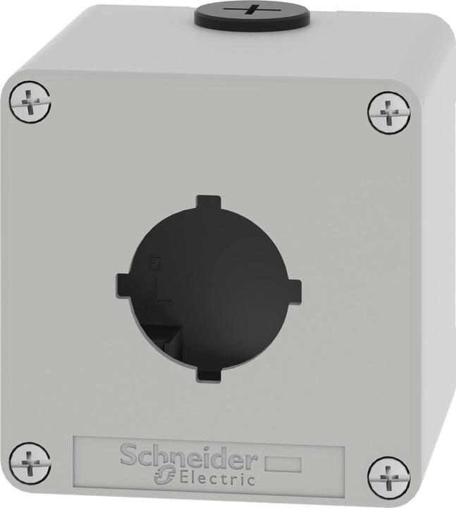 Produktbild Schneider Electric XAPD1601 Leergehäuse XAP Metall grau für 1x30mm - CSA (Gehäuse)