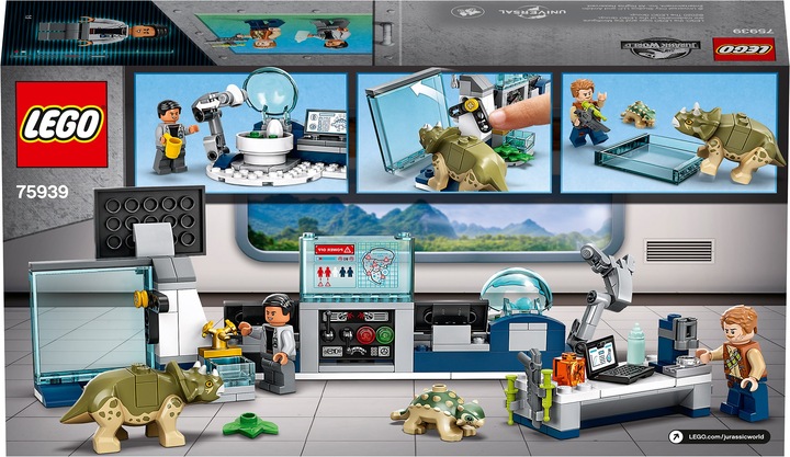 Immagine prodotto LEGO Laboratorio del dottor Wu: Scoppio di dinosauri neonati (75939, LEGO Jurassic World)