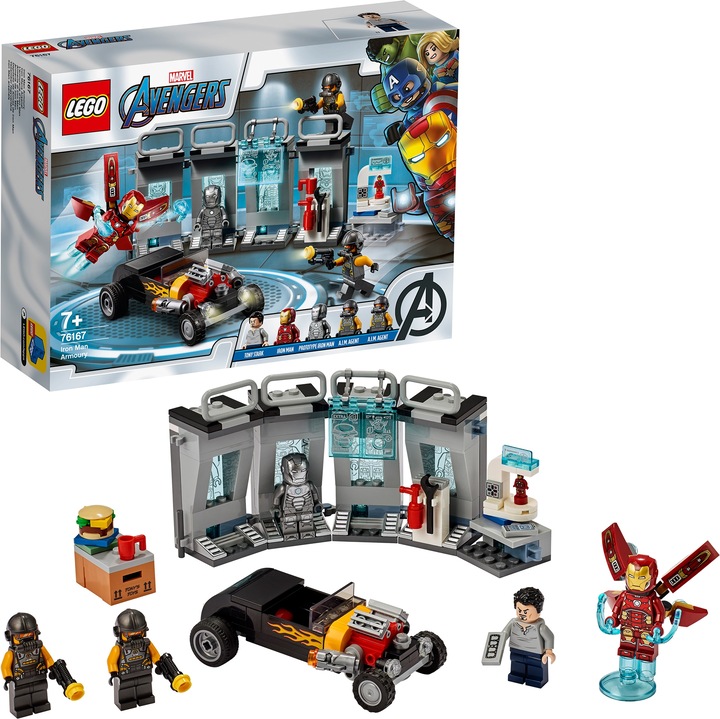 Actual product image LEGO Iron Mans Arsenal (76167, LEGO Marvel)