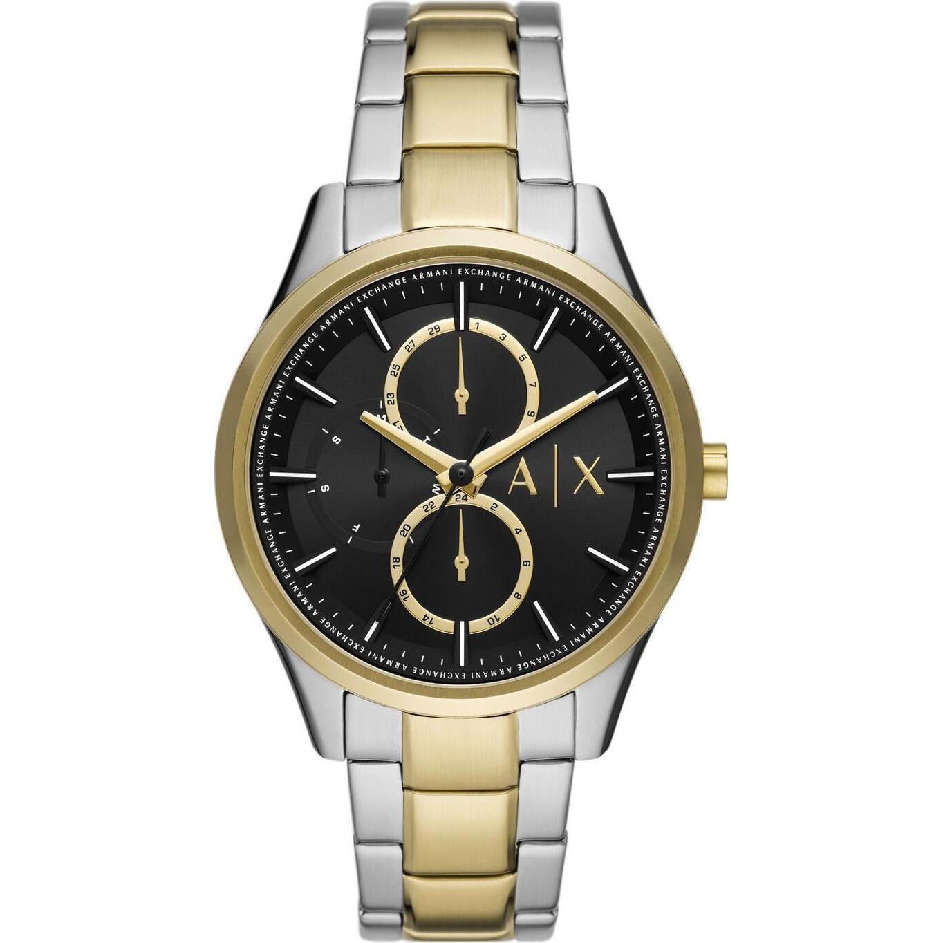 Armani Exchange, Armbanduhr, Dante, Silber, (Analoguhr, 42 mm)