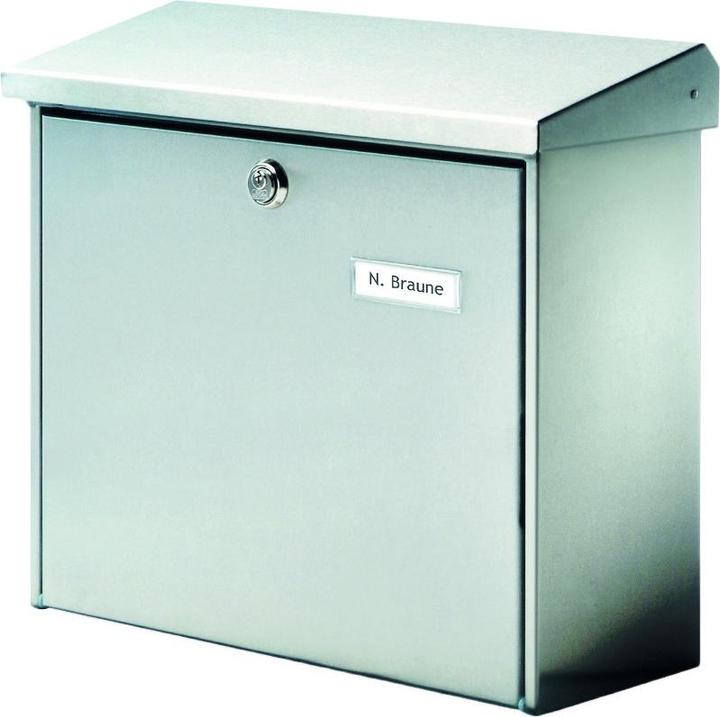 Image du produit Burg Wächter Set de boîtes aux lettres en acier inoxydable COMFORT-Set 39130 NI