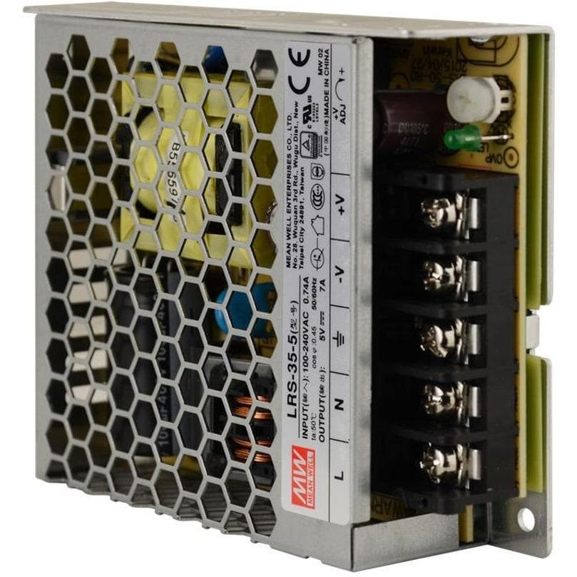MeanWell Chasisnetzgerät LRS-35-5 35 W, 5 V (LRS-35-5)