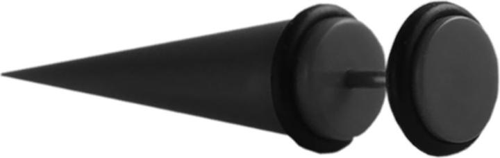 Produktbild Star Piercing Fake Expander schwarz (ohne Messing, Kunststoff)