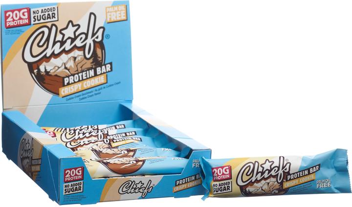 Produktbild Chiefs Protein Bar (Cookie, 12 Stk., 660 g)