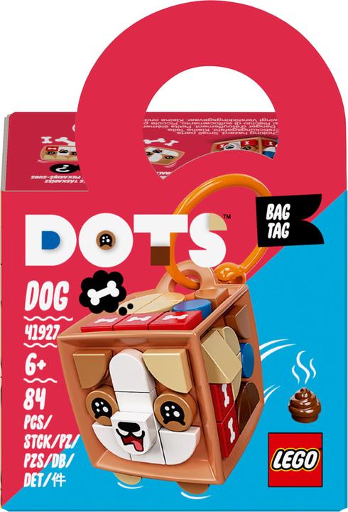 Produktbild LEGO Taschenanhänger Hund (41927, LEGO Dots)