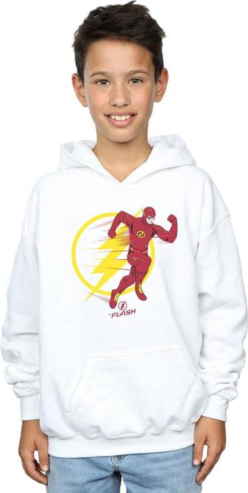 Image du produit - Sweat à capuche THE FLASH RUNNING EMBLEM - Garçon (140, 146)