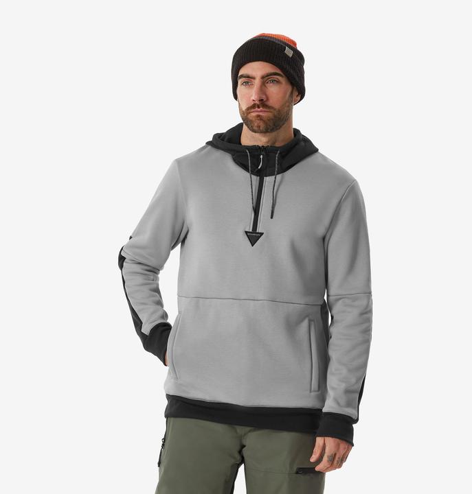 Produktbild Wedze Skipullover Herren 1/2 RV warm bequem - 100 grau (S)