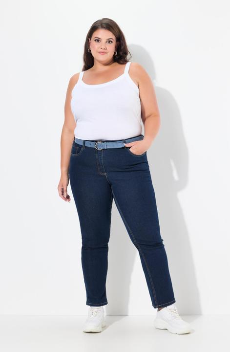 Produktbild Ulla Popken Jeans Mandy, gerades Bein, Stretch, 5-Pocket-Form (26)