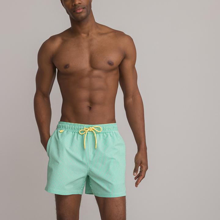 Produktbild La Redoute Collections Bade-Bermudas mit Allover-Druck (M)
